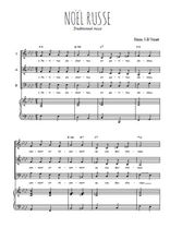 Téléchargez la partition de Noël russe en PDF pour 3 voix SAB et piano