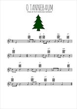 Téléchargez l'arrangement de la partition en Sib de la musique O Tannenbaum en PDF