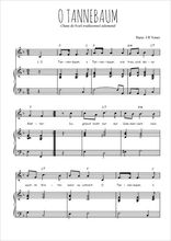 Téléchargez l'arrangement de la partition de noel-allemand-o-tannenbaum en PDF pour Chant et piano