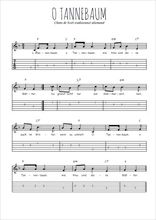Téléchargez la tablature de la musique noel-allemand-o-tannenbaum en PDF