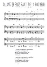 Téléchargez l'arrangement de la partition de chant-de-marins-quand-je-suis-parti-de-la-rochelle en PDF à deux voix