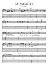 Téléchargez la tablature de la musique W.-C.-Handy-Saint-Louis-Blues en PDF