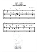 Téléchargez l'arrangement de la partition de languedoc-se-canto en PDF pour Chant et piano