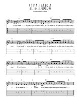 Téléchargez la tablature de la musique afrique-du-sud-siyahamba en PDF