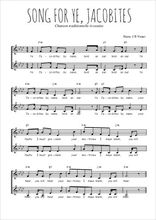 Téléchargez l'arrangement de la partition de Song for ye, Jacobites en PDF à deux voix
