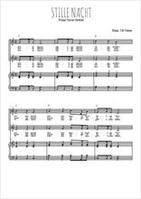 Téléchargez l'arrangement de la partition de Stille Nacht en PDF pour deux voix égales et piano