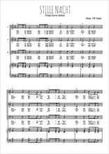 Téléchargez l'arrangement de la partition de Stille Nacht en PDF pour trois voix mixtes et piano