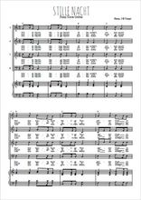 Téléchargez l'arrangement de la partition de Stille Nacht en PDF pour 4 voix mixtes et piano