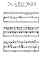 Téléchargez l'arrangement de la partition de Traditionnel-Tchou-ou-tchou-ou-gbovi en PDF pour Chant et piano