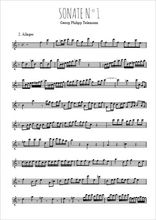 Sonate N°1 (2. Allegro)
