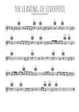 Téléchargez la partition en Sib de la musique chant-de-marin-anglais-the-leaving-of-liverpool en PDF