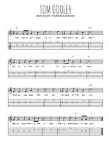 Téléchargez la tablature de la musique Traditionnel-Tom-Dooley en PDF