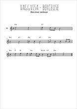 Téléchargez l'arrangement de la partition en Sib de la musique Vaggvisa - Berceuse suédoise en PDF