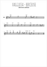 Téléchargez l'arrangement de la partition pour sax en Mib de la musique Vaggvisa - Berceuse suédoise en PDF