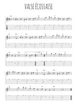 Téléchargez la tablature de la musique valse-ecossaise en PDF