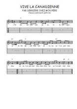 Téléchargez la tablature de la musique quebec-vive-la-canadienne en PDF