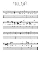 Téléchargez la tablature de la musique voici-la-noel en PDF