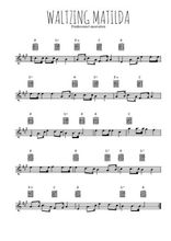 Téléchargez l'arrangement de la partition en Sib de la musique Waltzing Matilda en PDF