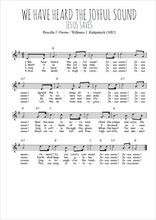 Priscilla J. Owens / Williams J. Kirkpatrick - We have heard the joyful sound