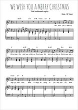 Téléchargez l'arrangement de la partition de noel-we-wish-you-a-merry-christmas en PDF pour Chant et piano