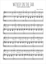 Téléchargez l'arrangement de la partition de Traditionnel-Whiskey-in-the-jar en PDF pour Chant et piano