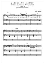 Téléchargez l'arrangement de la partition de bretagne-y-a-neuf-a-dix-moutons-chanj-tu en PDF pour Chant et piano